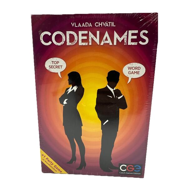 Codenames #1 Party Game 15 Minutes Play Time Can You Find The 2 Words Related To - Picture 1 of 16